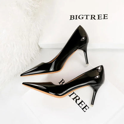 Pointed Stiletto Pumps