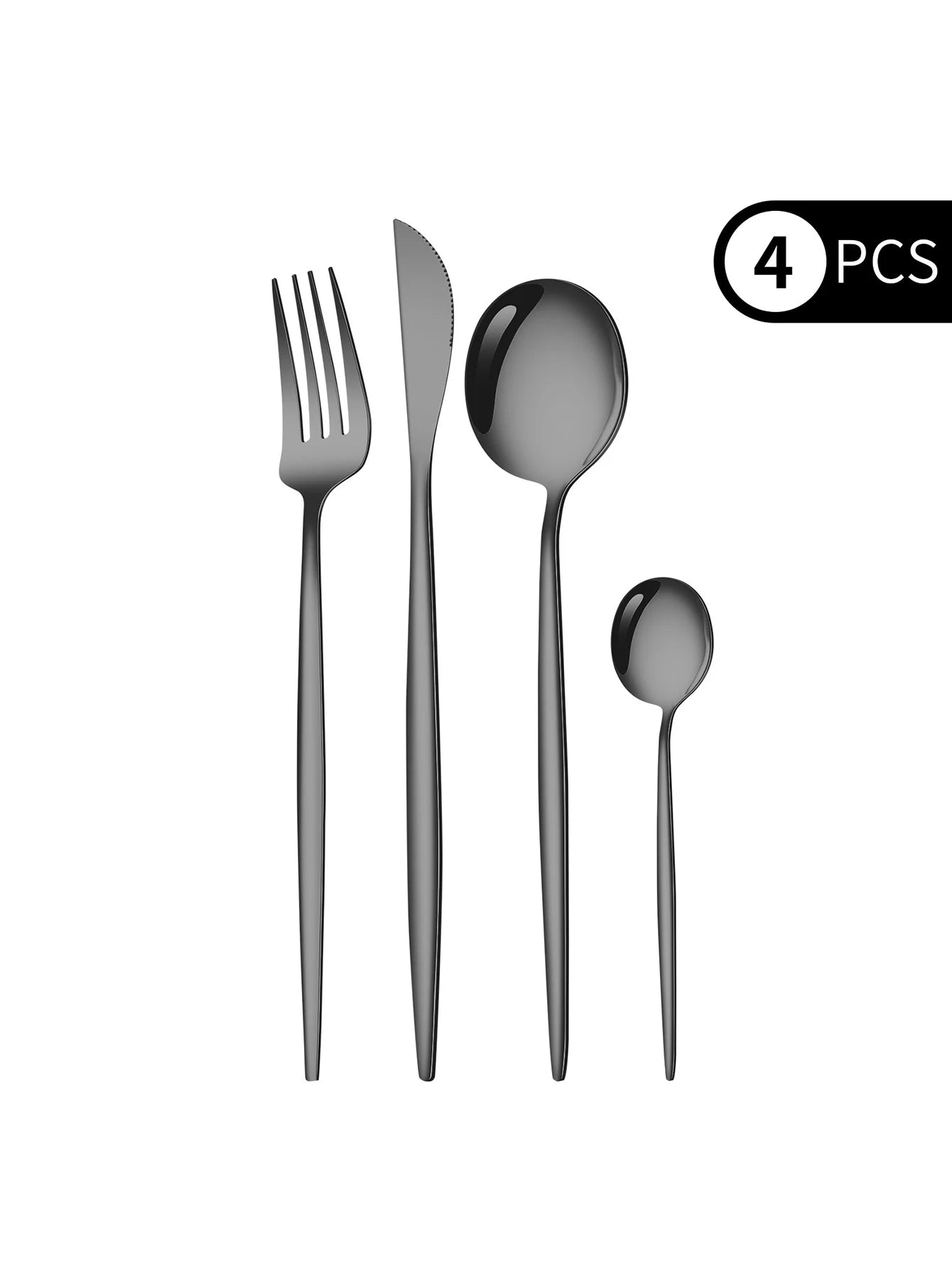 Metal Western Solid Piece Set