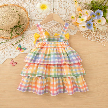 Plaid A-Line Dress