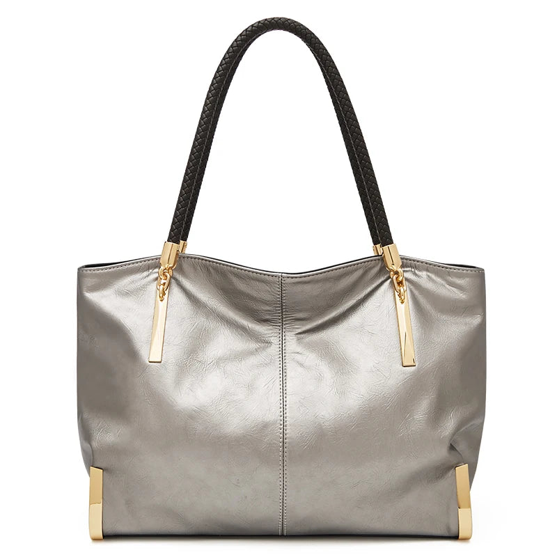 Foxer Sequined Leather Tote