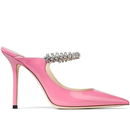 Pointed Toe Mule Heels