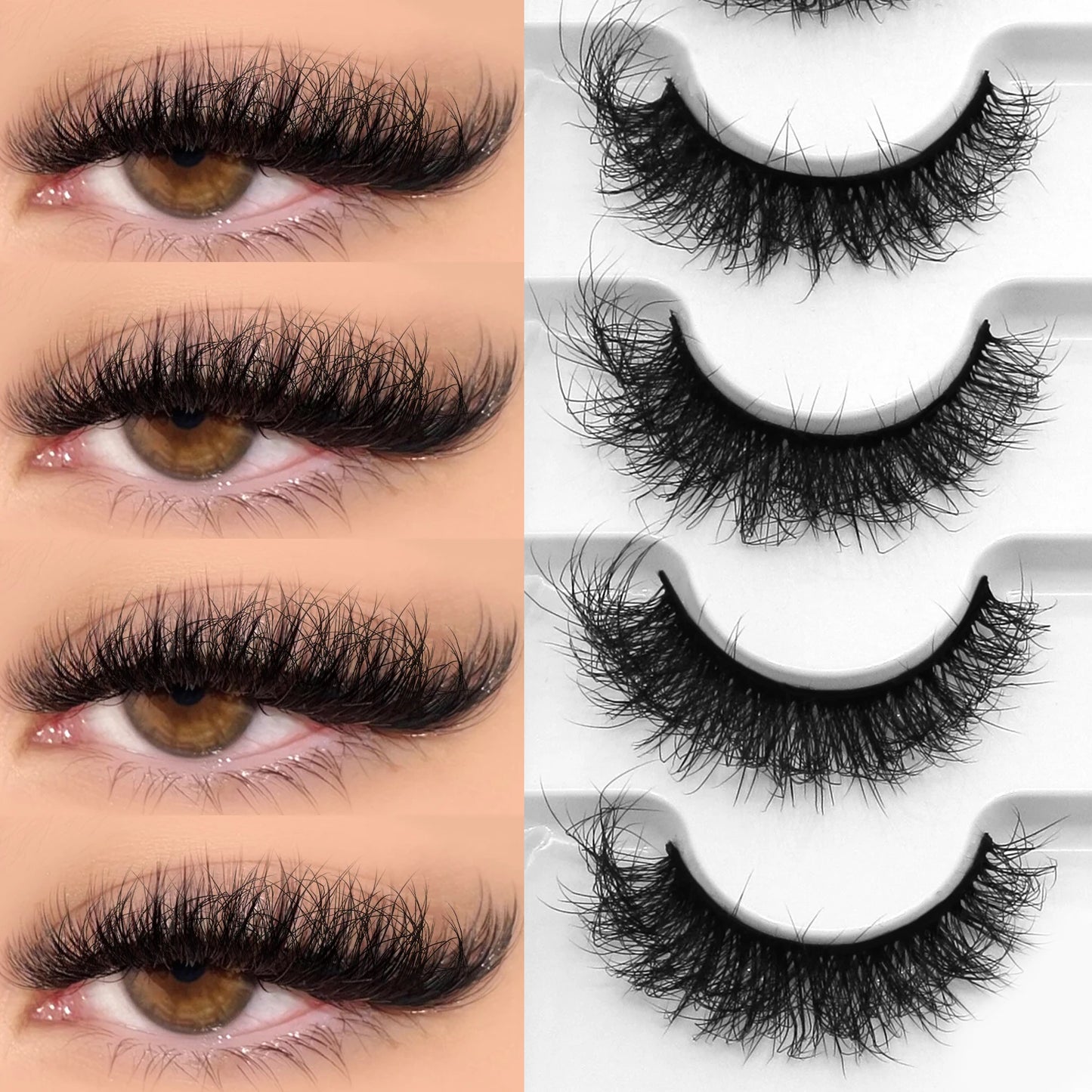 Thick Fluffy Strip Eyelashes