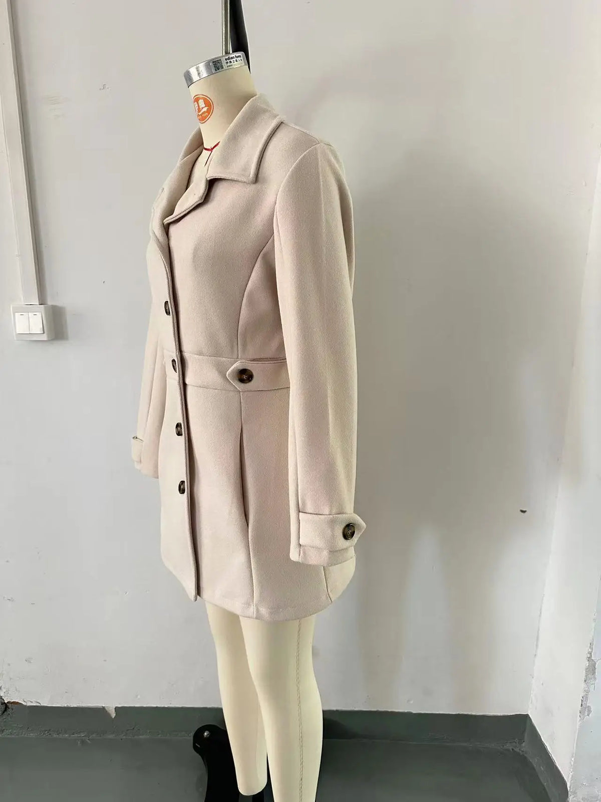 Velvet Button Coat