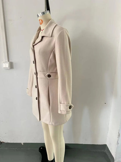 Velvet Button Coat