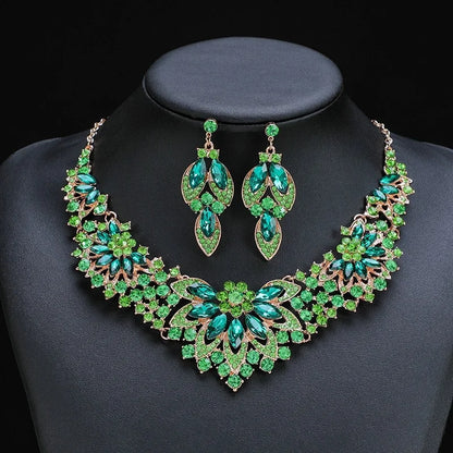 Flower Jewelry Set