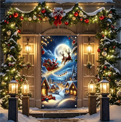 Christmas Santa Door Banner