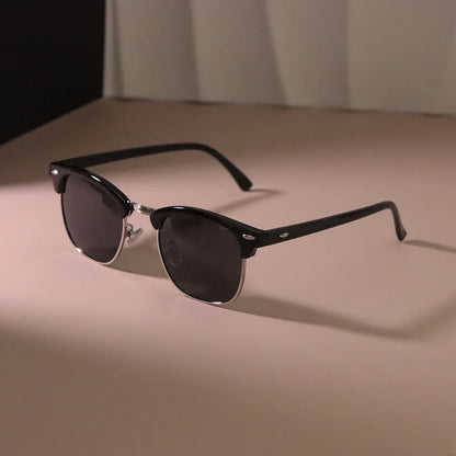 Retro Square Mirror Sunglasses