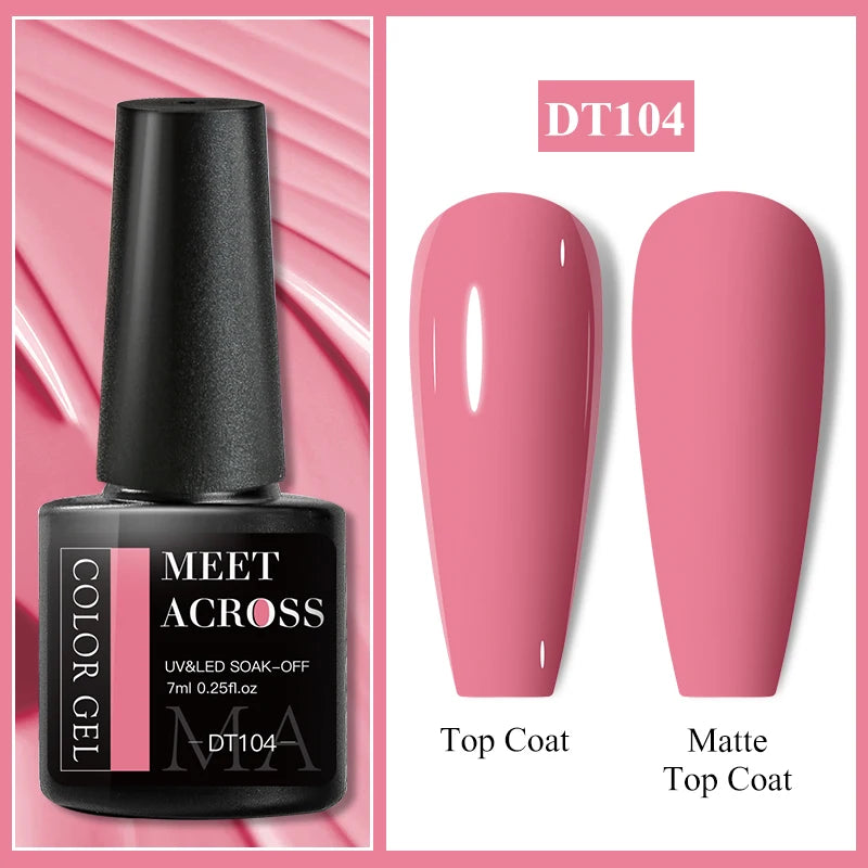 MEET ACROSS Matte Gel Polish