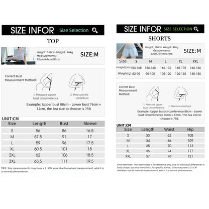 Women Summer Breathable Short Sports Set