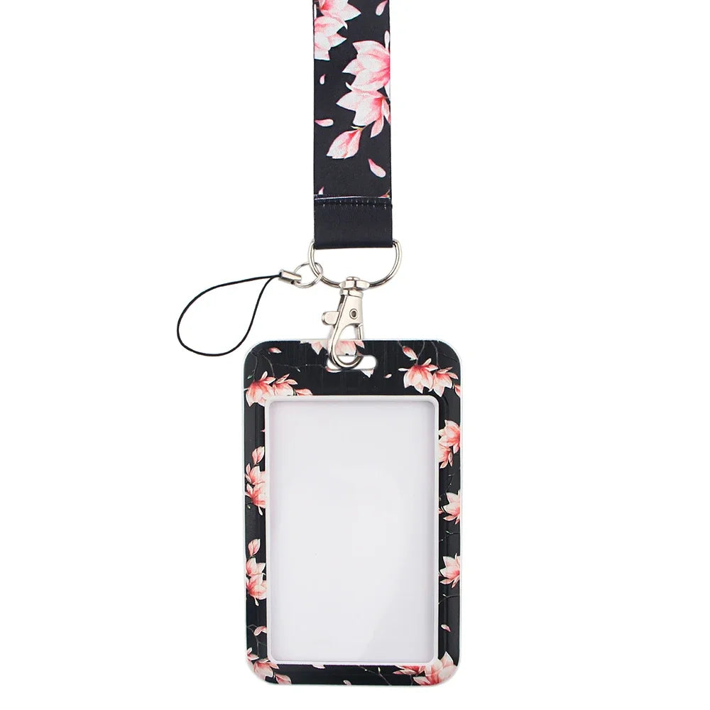 Sakura Cherry Blossoms Flower lanyard
