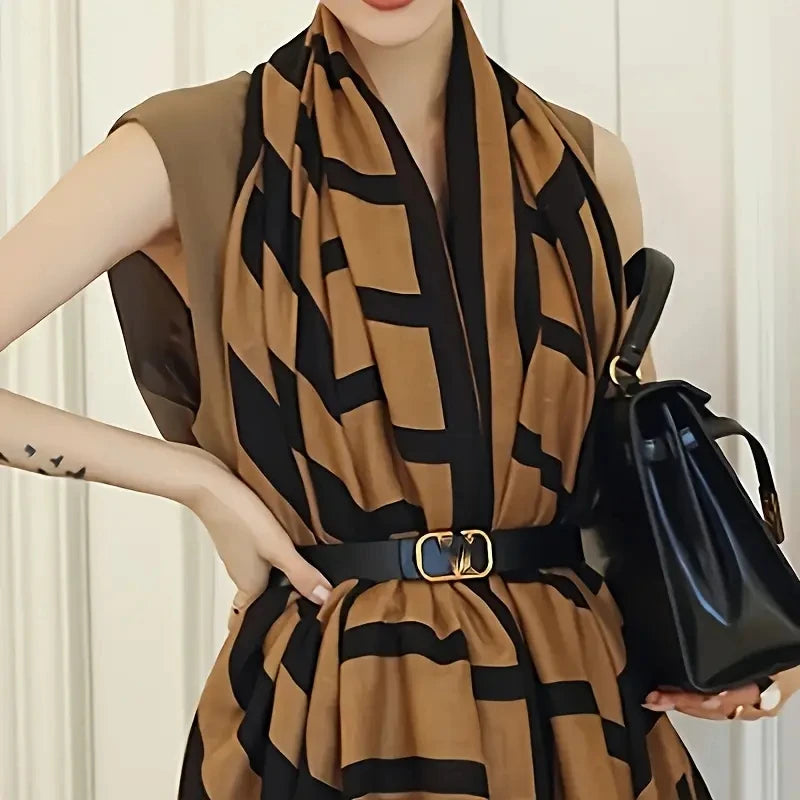 Lightweight Cotton Linen Shawl