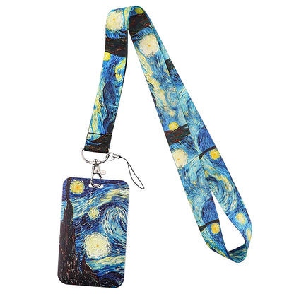 Sakura Cherry Blossoms Flower lanyard