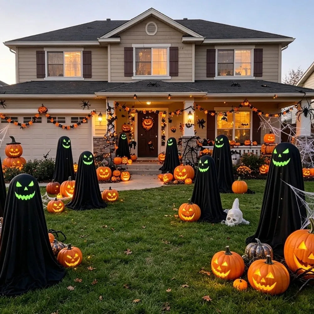 Light-Up Standing Ghost Decor