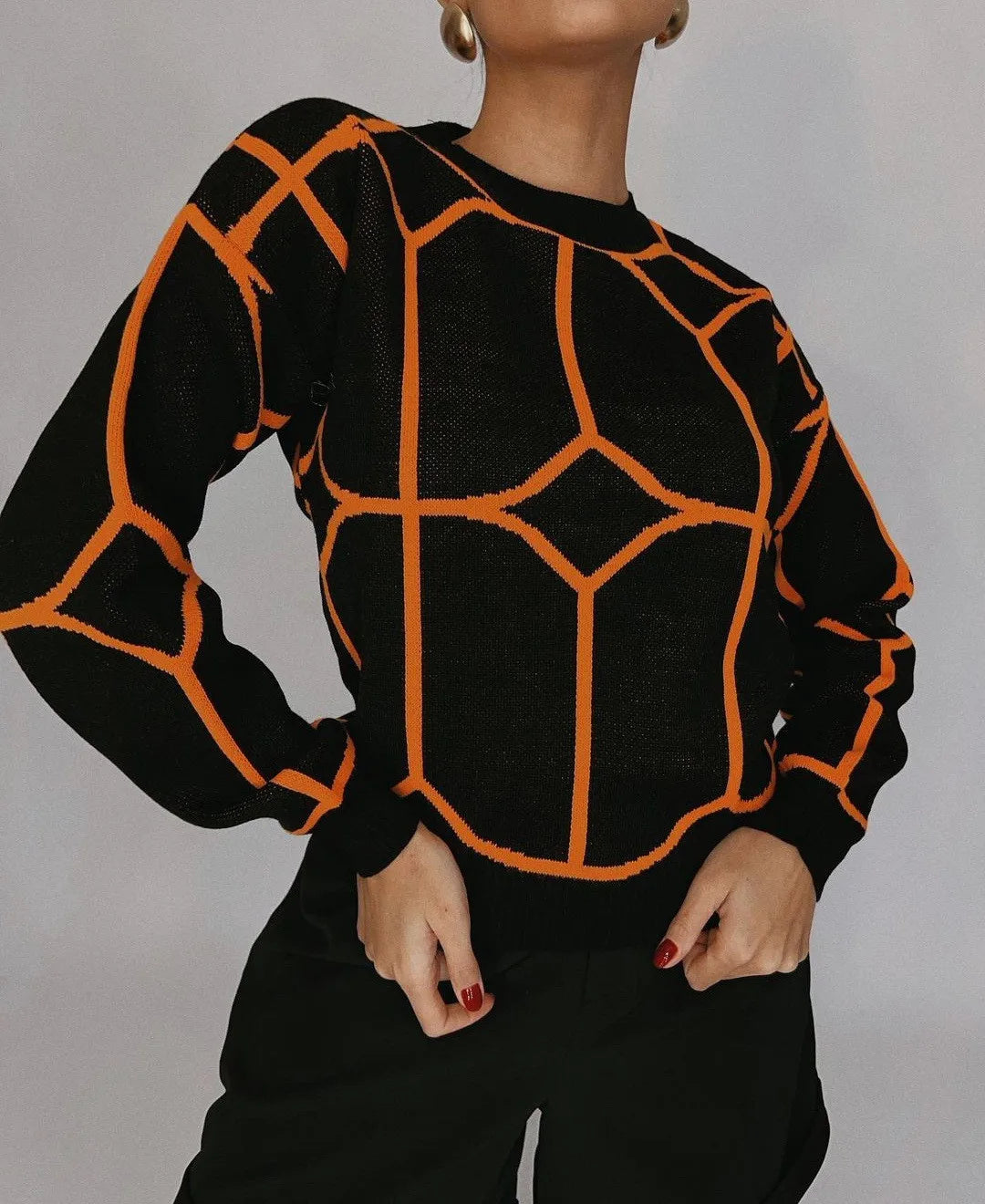 Striped Crew Neck Sweater