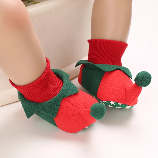 Cartoon Warm Baby Walking Shoes