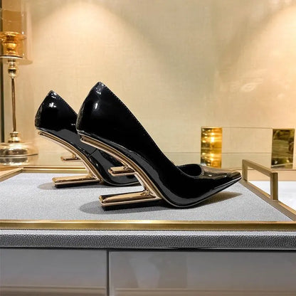 Pointed PU Pumps