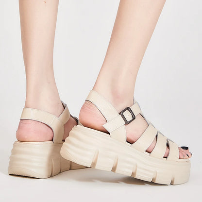 Ankle Strap Gladiator Wedges