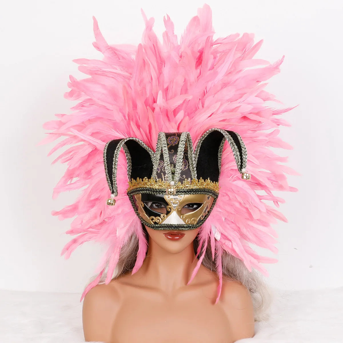 Feather Masquerade Party Mask