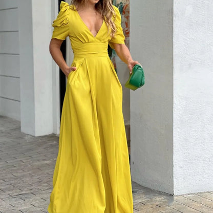 Sash Wide Jumpsuit