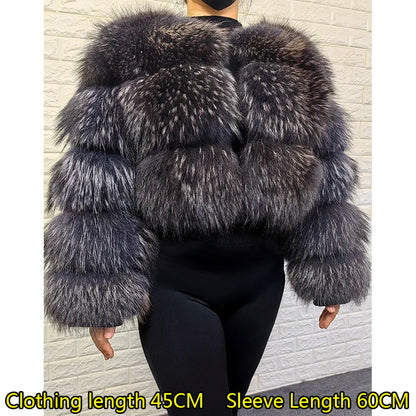 Raccoon Dog Fur Jacket