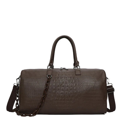 PU Leather Boston Bag