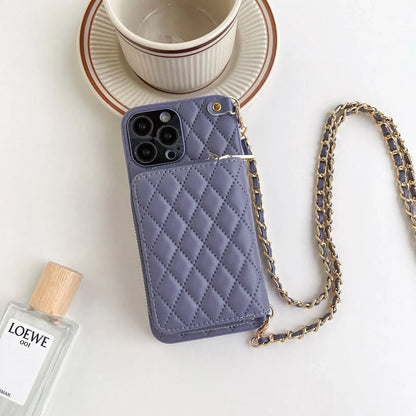 Crossbody PU Leather Case for iPhone 15 Pro Max | 15 Pro | 14 Pro Max | 14 Pro | 13 Pro Max | 13 Pro | 12 Pro Max | 12 Pro | 11 Pro Max