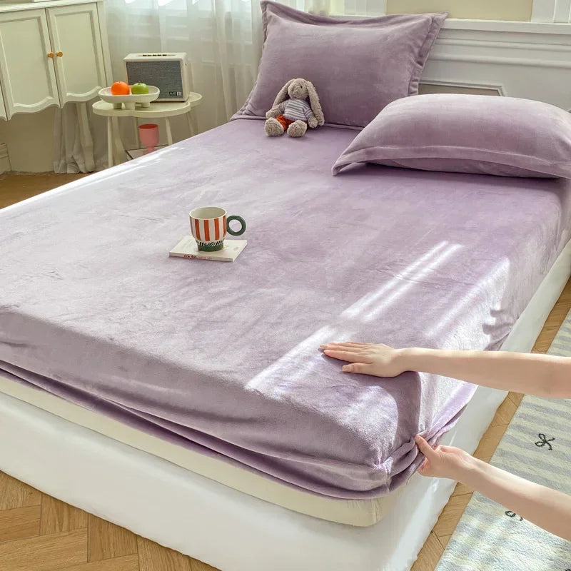 Flannel Fitted Bed Sheet