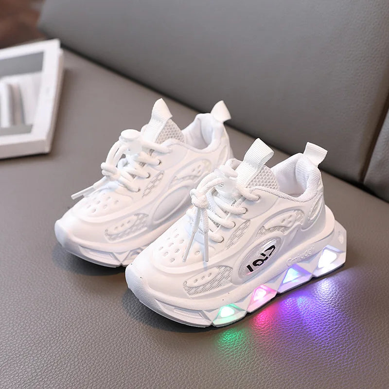 Elastic-Band Luminous Sneakers