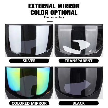 Uchoose Cross-Section Double-Lens Modular Helmet