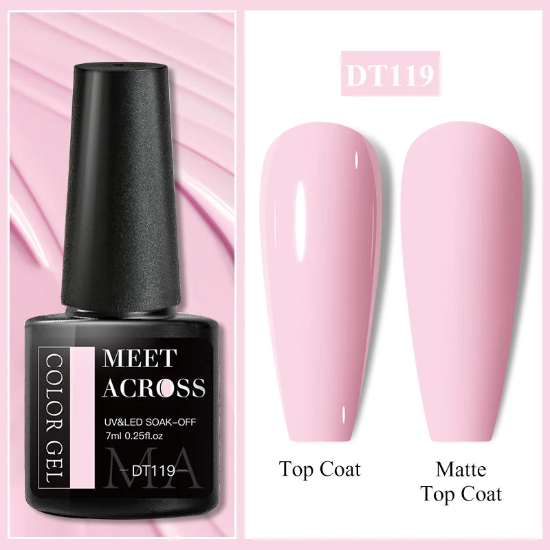 MEET ACROSS Matte Gel Polish
