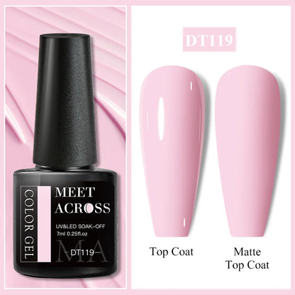 MEET ACROSS Matte Gel Polish