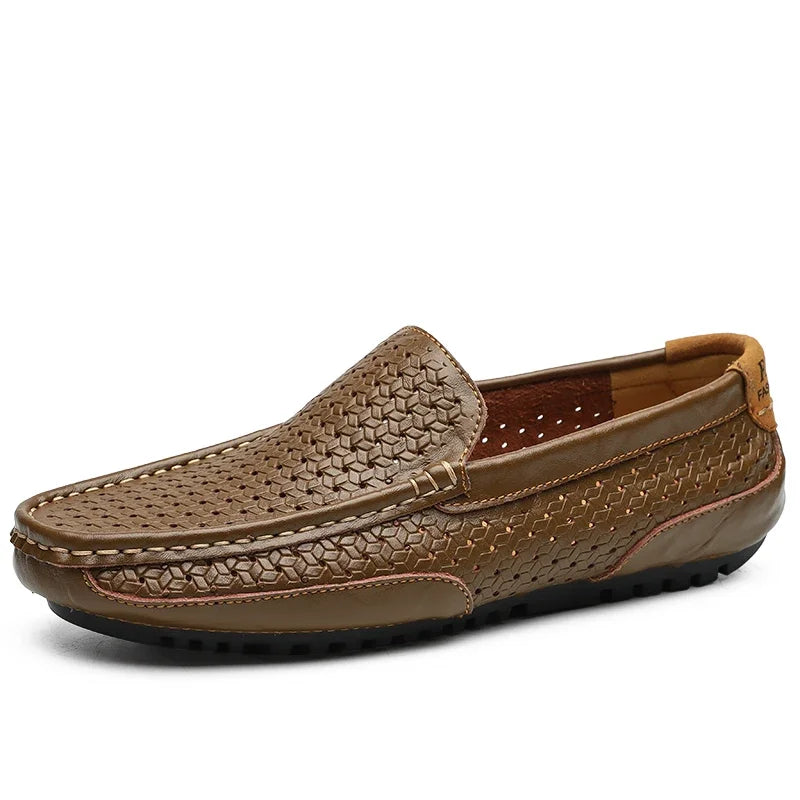 Genuine Leather Driving Moccasins