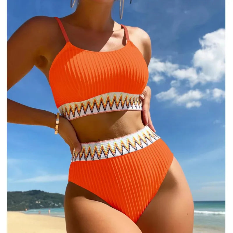 Embroidered Bikini Set