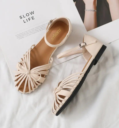 Boho Butterfly-Knot Flat Sandals