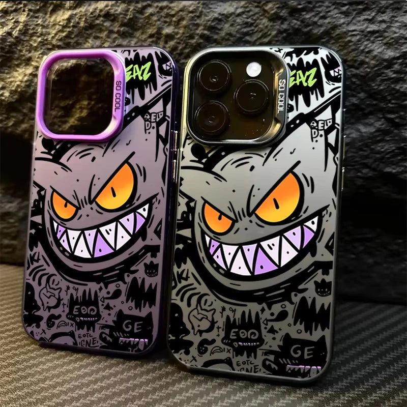 Pokémon Gengar Frosted Case for iPhone 17 Air | 17 Pro Max | 16 Pro Max | 16 Pro | 15 Pro Max | 15 Pro | 14 Plus | 14 Pro | 13 Pro | 12 Mini | 11 Pro Max