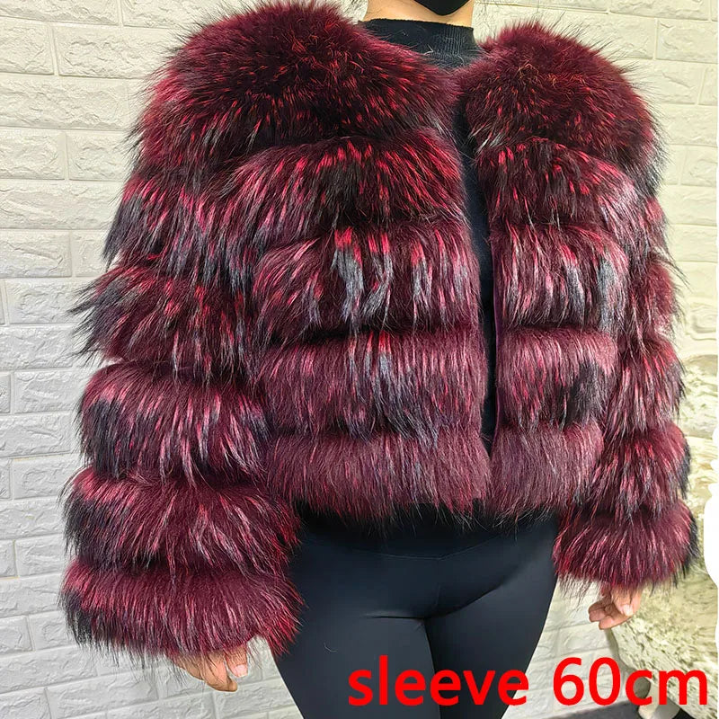 Raccoon Dog Fur Jacket