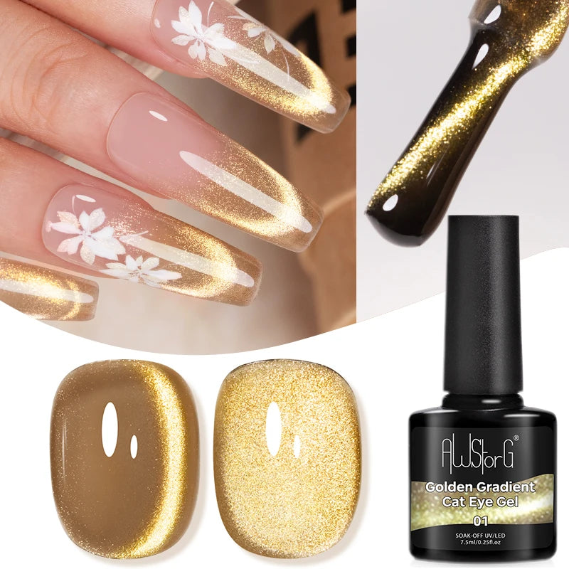Pink Cat Eye Gel Polish