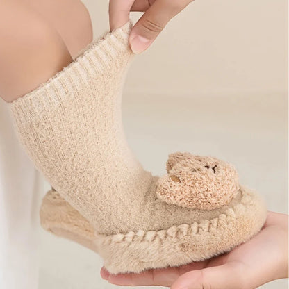 Cartoon Bear Baby Sock Shoes