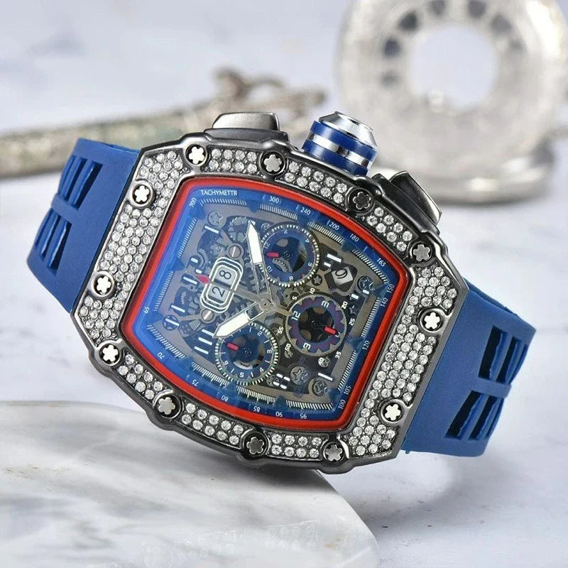 Multifunctional Barrel Quartz Watch