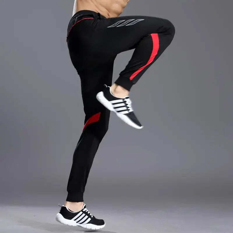 Sport Running Zipper Pockets Training Trouser