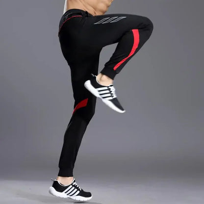 Sport Running Zipper Pockets Training Trouser