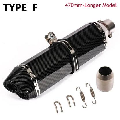 Universal 51mm Stainless Steel Exhaust Muffler Tube