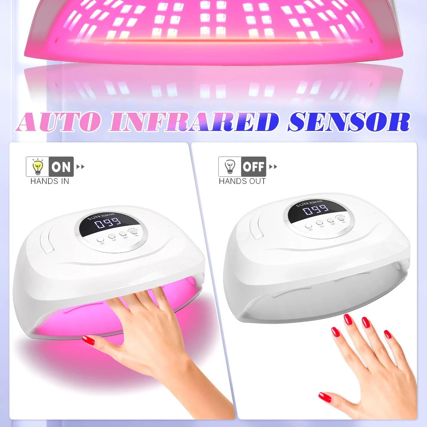 380W UV LED Nail Lamp