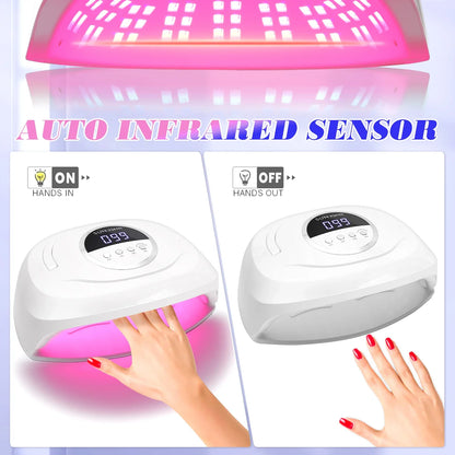 380W UV LED Nail Lamp
