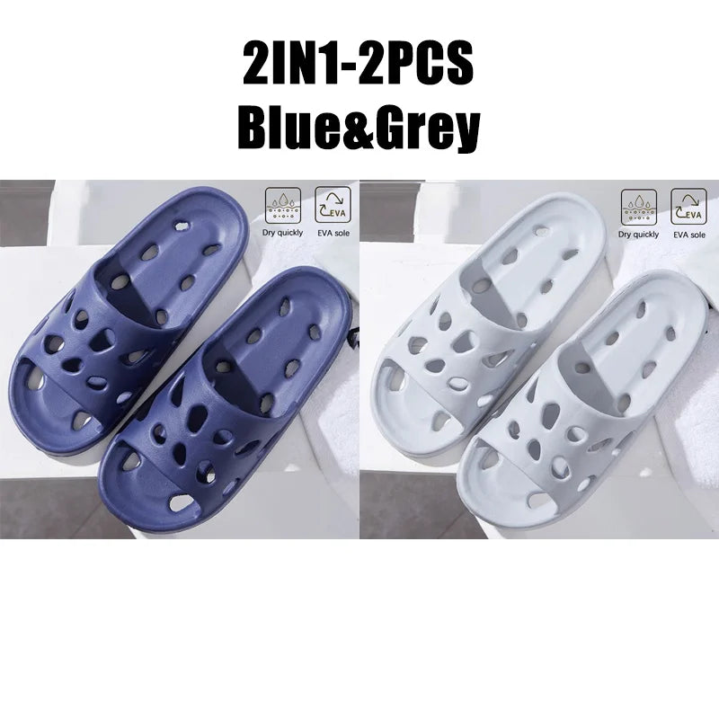 Bathroom House Cheese Flip Flops