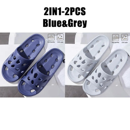 Bathroom House Cheese Flip Flops