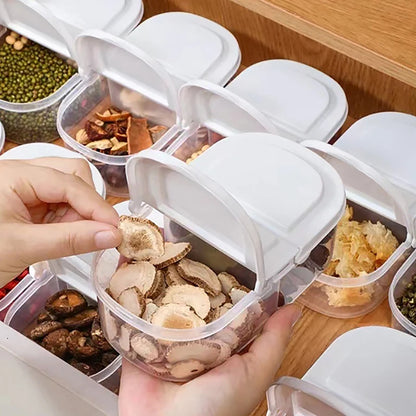 Soft Storage Jar Double Compartment