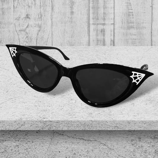 Spiderweb Cat-Eye Sunglasses