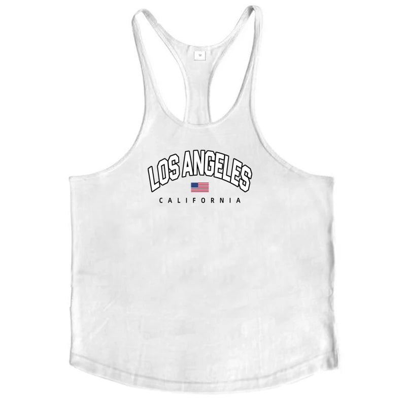 Y-Back Gym Tank Top Cotton