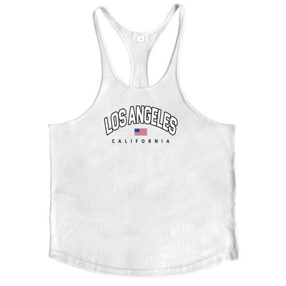 Y-Back Gym Tank Top Cotton